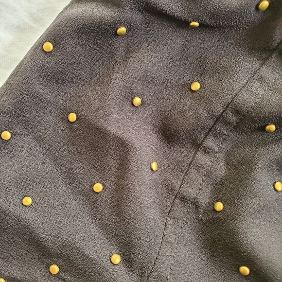 Gold Studded Short Shorts - Picture 2 of 5